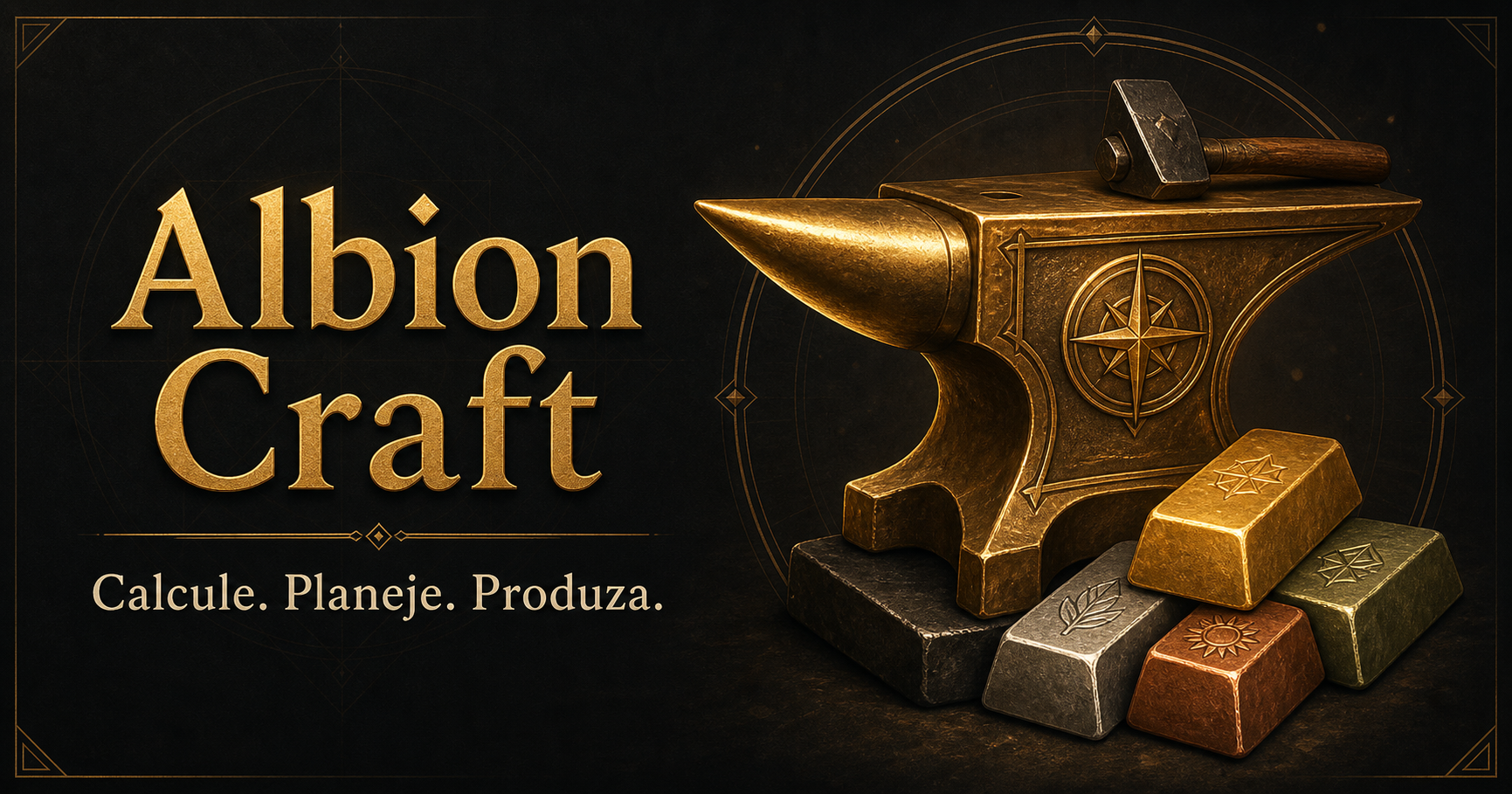 Albion Craft — Calcule. Planeje. Produza.